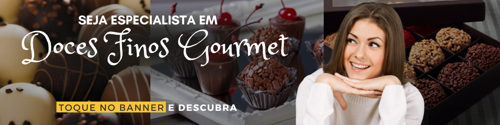 Doces Finos Gourmet banner blog